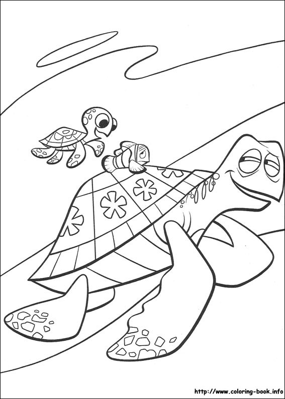 Finding Nemo coloring picture